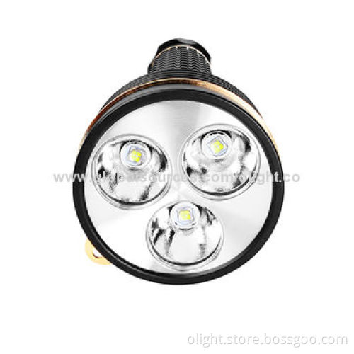 SR96 Rechargeable Flashlight with Maximum Output of 4,800lm and Aluminum Body